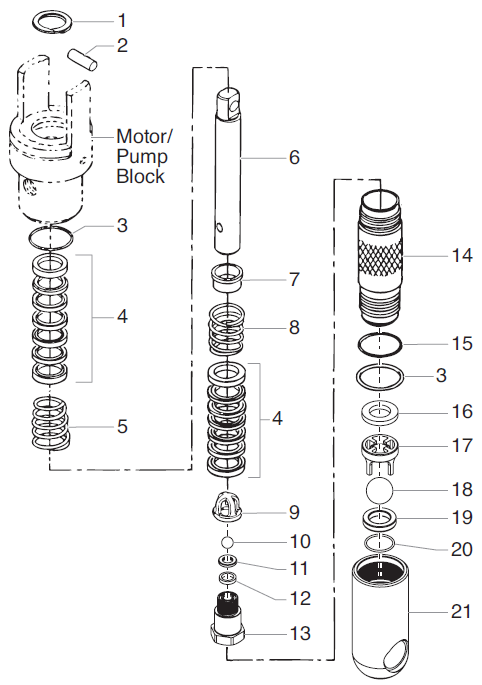 PowrLiner 8900XLT SP Fluid Section